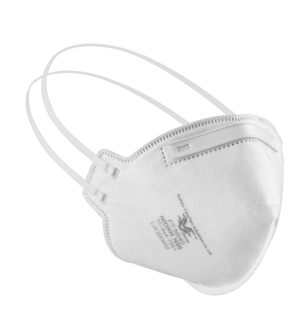 N95 FT-NO40 Disposable Face Mask Respirator Protective Masks 40pcs