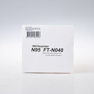 N95 FT-NO40 Disposable Face Mask Respirator Protective Masks 400pcs