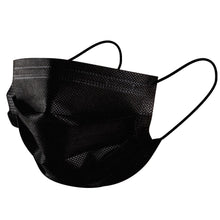 Load image into Gallery viewer, 3Ply Surgical Face Mask Black
