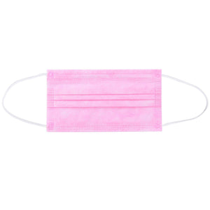 Kids 3Ply Surgical Face Mask Pink