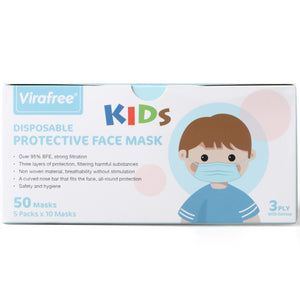 Kids 3Ply Surgical Face Mask Blue